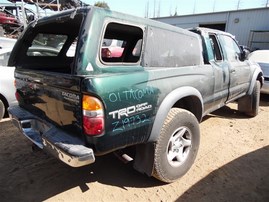 2001 TOYOTA TACOMA EXTRA CAB SR5 TRD OFF ROAD PKG GREEN 3.4 AT 2WD Z19732